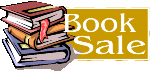 Library Book Sale button
